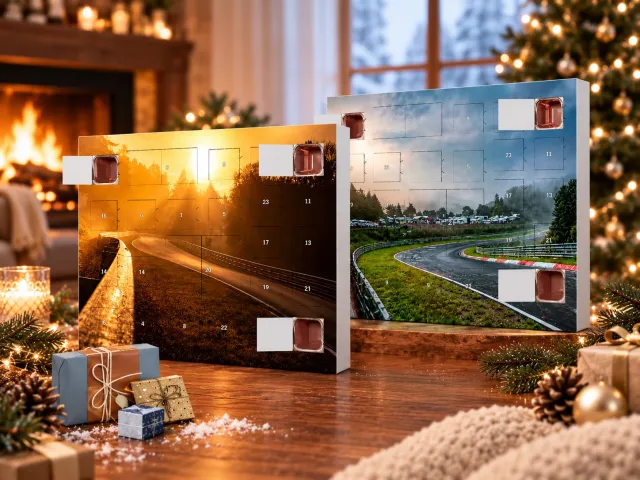 Beispiel Visualisierung von zwei Adventskalendern.